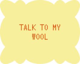 WOOHOO WOOL Key Visual mit dem Slogan »Talk to my Wool«